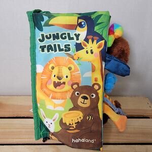 Jungly Tails Cloth Book for Infants by HahaLand